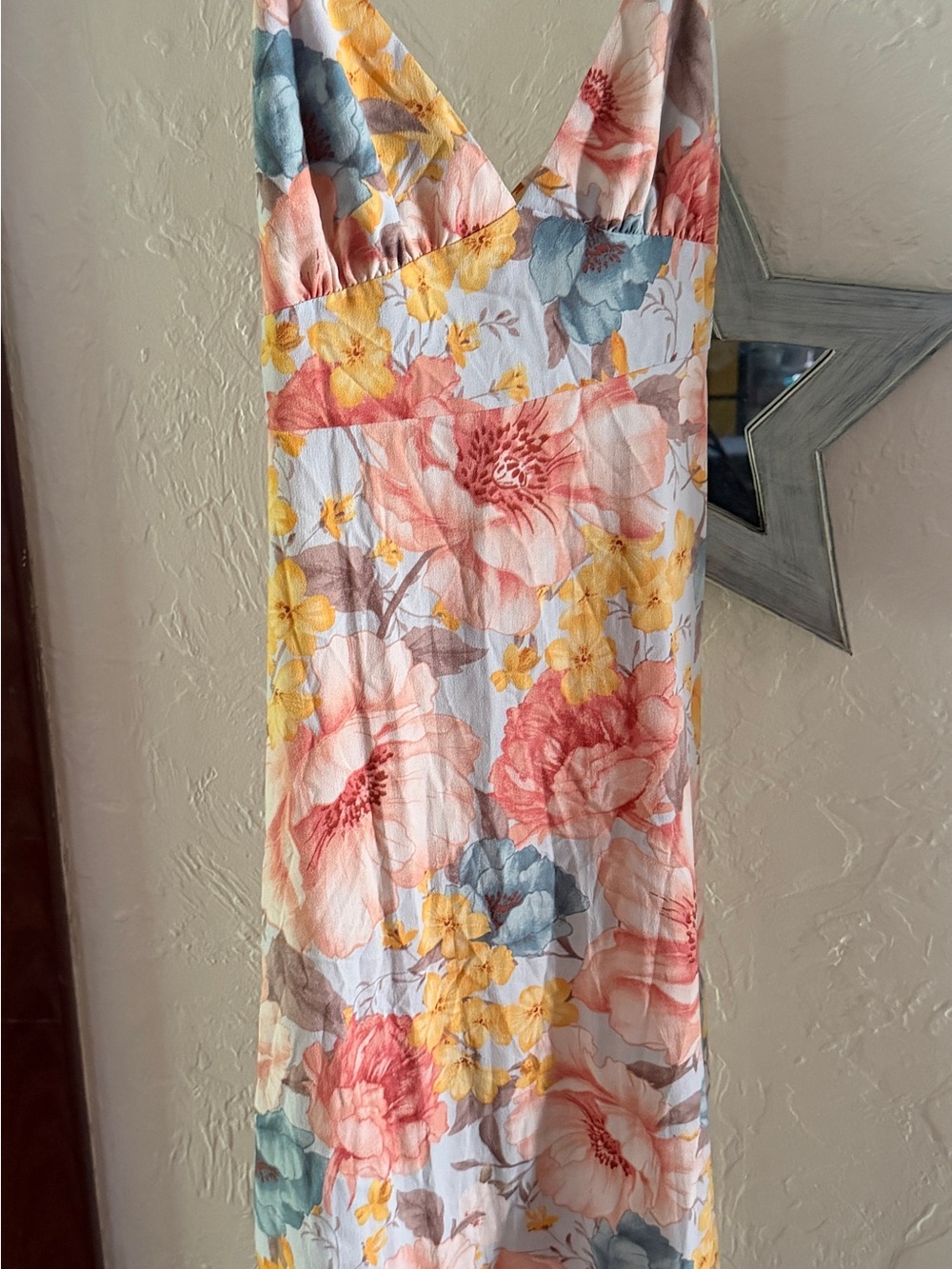 Forever 21 Floral Maxi Skirt in Pink, Yellow & Blue